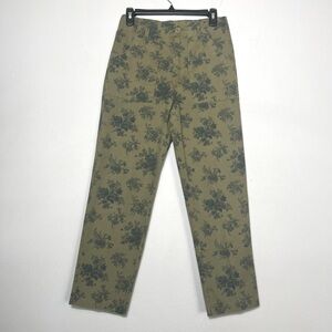 Sundance women’s pants floral print casual‎ business cotton size